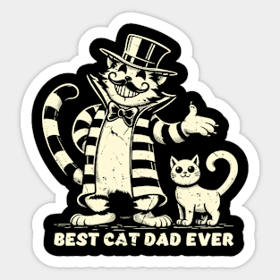 Best Cat Dad Ever Sticker